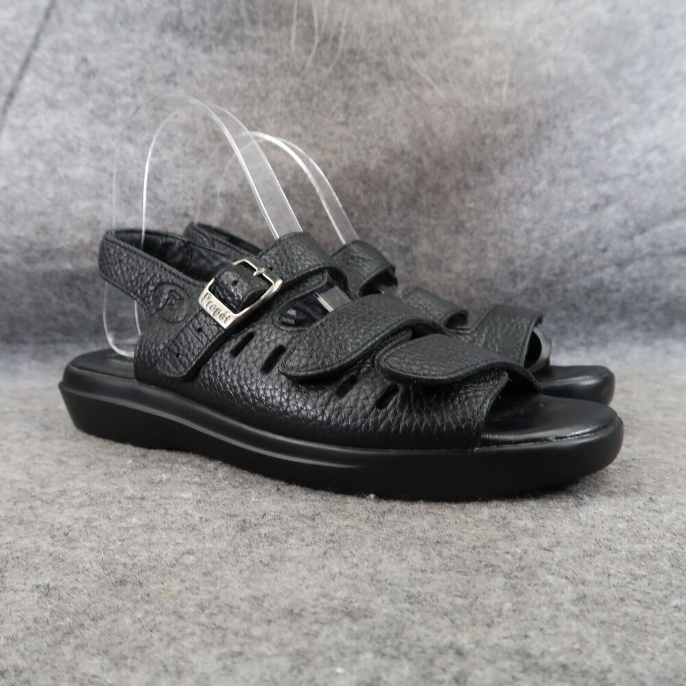 Propet Shoes Womens 7 Sandals Comfort Walking Leather Breeze Adjustable Straps